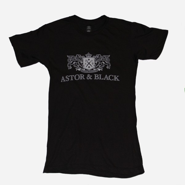 Astor & Black White on Black V-Neck