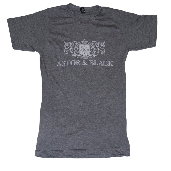 Astor & Black White on Grey Crew