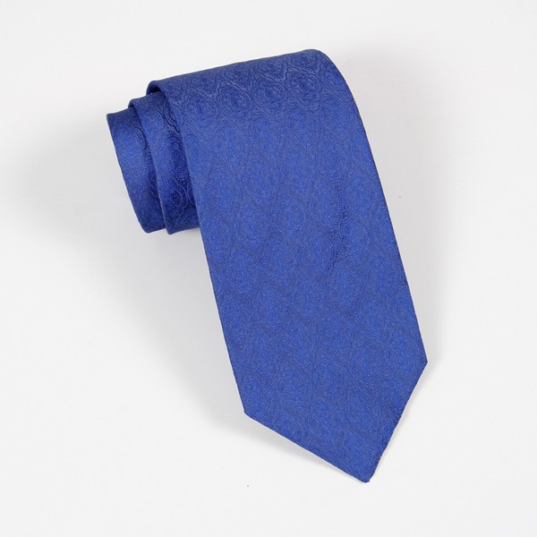 Blue Tone on Tone Jacquard Tie