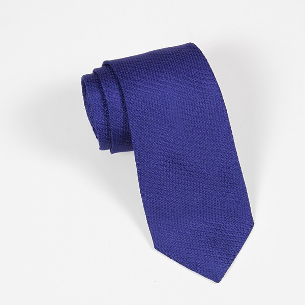 Royal Blue Textured Solid Tie