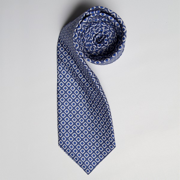 Blue/Blue Diamond Tie