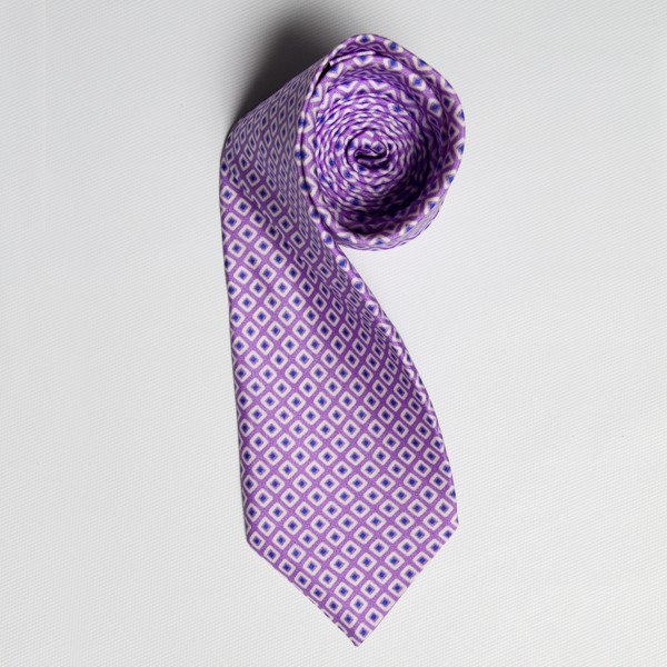 Purple/Blue Diamond Tie