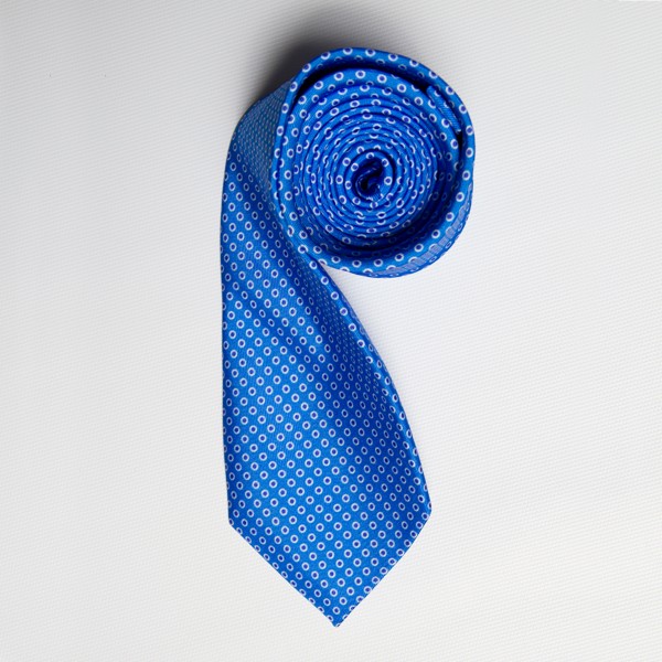 Light Blue/Blue Tiny Dot Skinny Tie