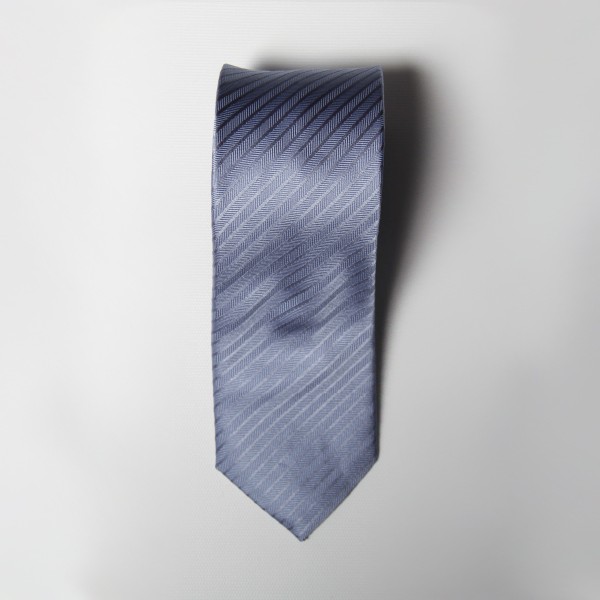 Blue Herringbone Tie 