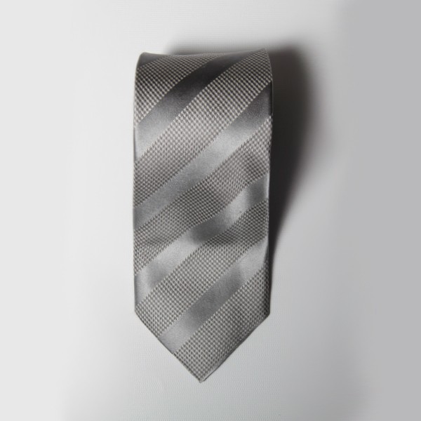Silver Stripe Tie