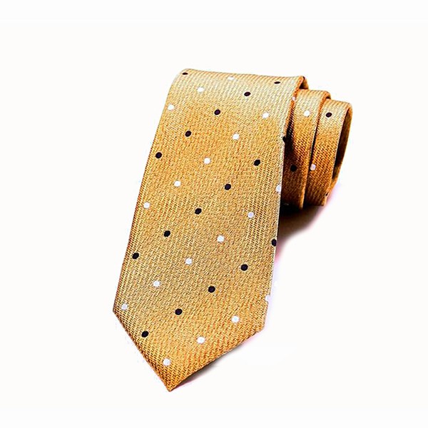 Yellow Polka Dot Tie