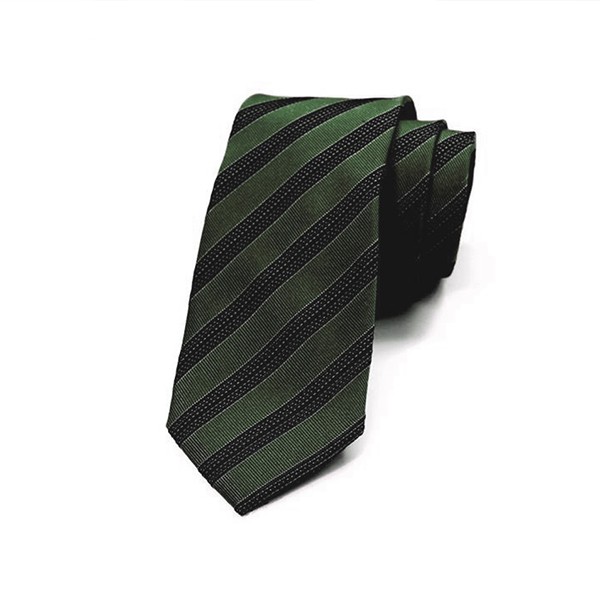 Green/Navy Stripe Tie