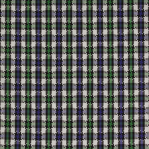 Green/Blue/White Houndstooth Check (SV 513642-190)