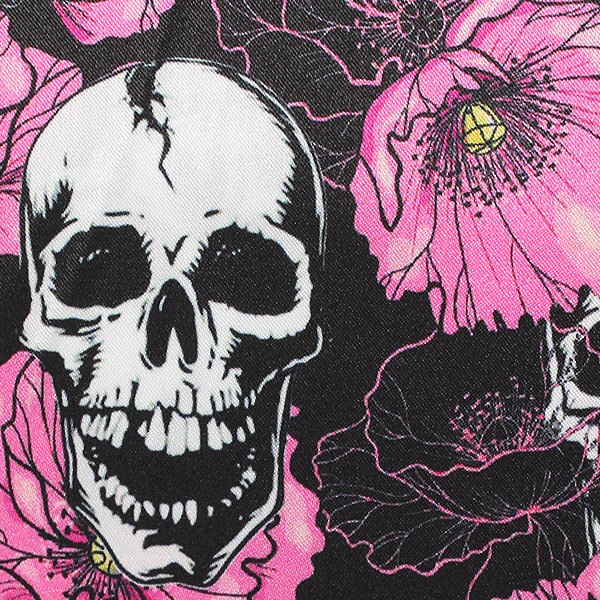 Pink Floral Skulls (SV700616)