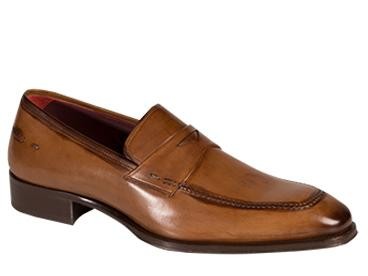 TOULON Updated Classic Apron-Front Penny Loafer