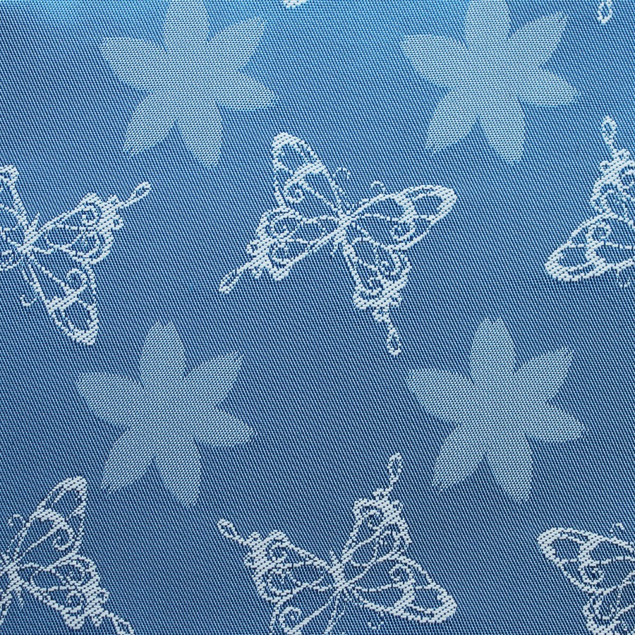 Light Blue Butterfly Jacquard (YZ031)