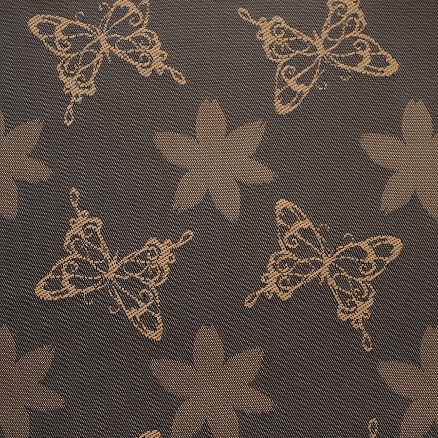 Brown Butterfly Jacquard (YZ037)