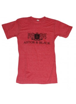 Astor & Black Black on Red Crew