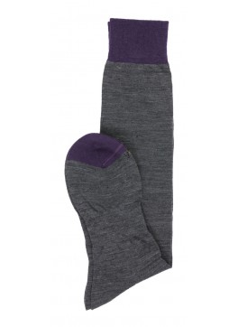 Over-The-Calf Merino Wool Dress Socks