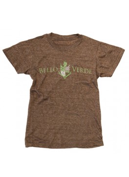 Bello Verde Green on Brown Crew