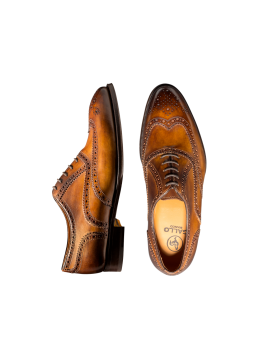 Zenzero Deco Wingtip Lace-up