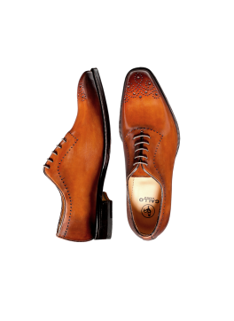 Caramel Deco Toe Lace-up