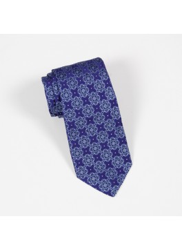 Purple & Light Blue Jacquard Tie