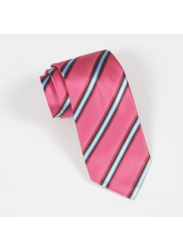 Pink/Blue Stripe Tie