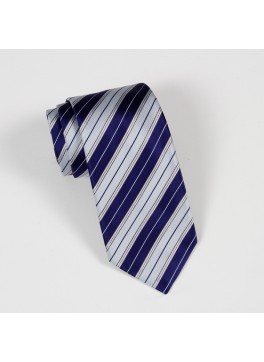 Blue/Light Blue Stripe Tie