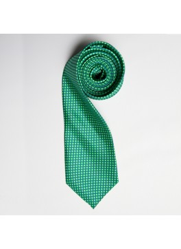 Green/Lime Tiny Squares Skinny Tie