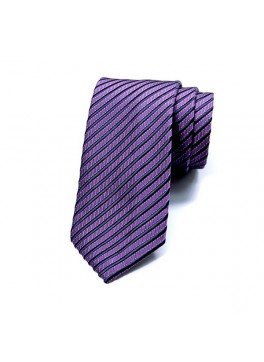 Purple/Navy Stripe Tie