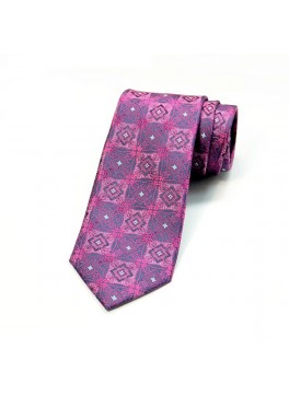 Berry Jacquard Tie