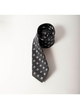 Charcoal/Grey Jacquard Tie