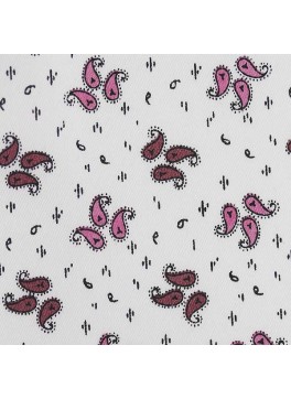White/Pink Paisley Print (SV 514083-200)