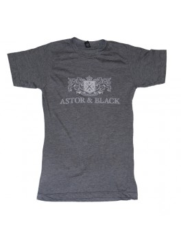 Astor & Black White on Grey Crew