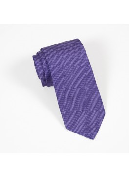 Purple Textured Solid Tie